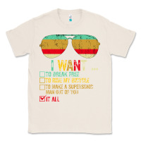Natural I Want to Break Free to Ride My Bicycle Want It All Classic Tee - Bettercallsaul