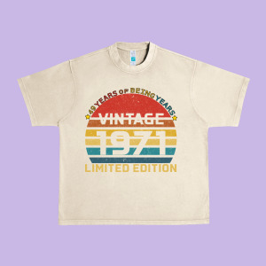Vintage 1971 Limited Urban Heavy Tee Designed By Bettercallsaul
