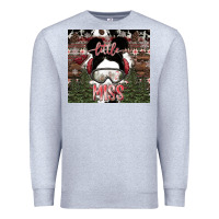 Heather Grey Little Miss Premium Sweatshirt - CowhideDigitalArt