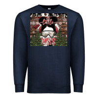 Navy Little Miss Premium Sweatshirt - CowhideDigitalArt