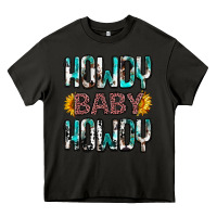 Asphalt western howdy baby howdy Heavy Core Tee - NancyCooperArtShop