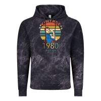 Cloud Black Vintage 1980 Original Parts Women 40th Birthday Vintage Hoodie - Bettercallsaul