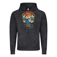 Vintage Black Vintage 1980 Original Parts Women 40th Birthday Vintage Hoodie - Bettercallsaul