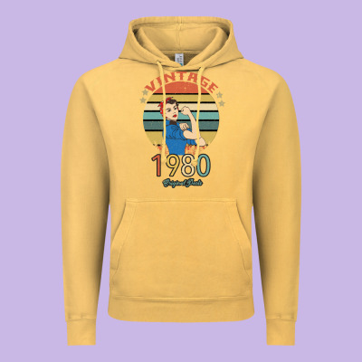 Vintage 1980 Original Parts Women 40th Birthday Vintage Hoodie Designed By Bettercallsaul