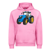 Fuchsia Pink western farm tractor blue Urban Hoodie - Artiststas