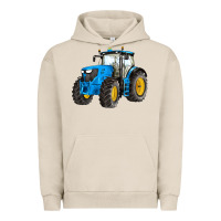 Pigment French Oak western farm tractor blue Urban Hoodie - Artiststas