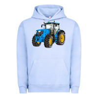 Pigment Grape Ice western farm tractor blue Urban Hoodie - Artiststas