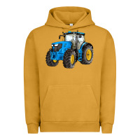 Pigment Peanut Butter western farm tractor blue Urban Hoodie - Artiststas
