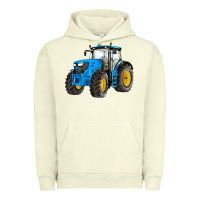 Pigment Pistachio western farm tractor blue Urban Hoodie - Artiststas