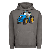 Pigment Tornado western farm tractor blue Urban Hoodie - Artiststas