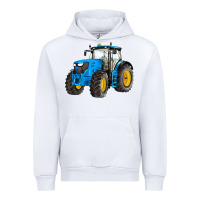 White western farm tractor blue Urban Hoodie - Artiststas