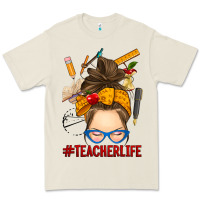 Bone messy bun teacher life Premium Tee - RanaPortraitStore