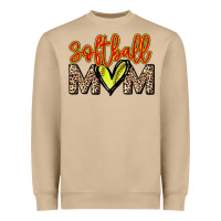 Mushroom Softball mom Heavyweight Sweatshirt - HowdyJamesFarm