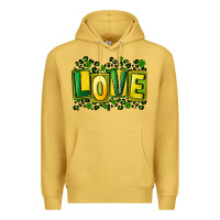 Antique Gold St. Patrick's Day love Premium Hoodie - FaDigitalArtStudio