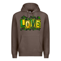 Coffee St. Patrick's Day love Premium Hoodie - FaDigitalArtStudio