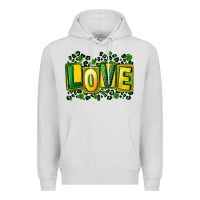 Dove Grey St. Patrick's Day love Premium Hoodie - FaDigitalArtStudio