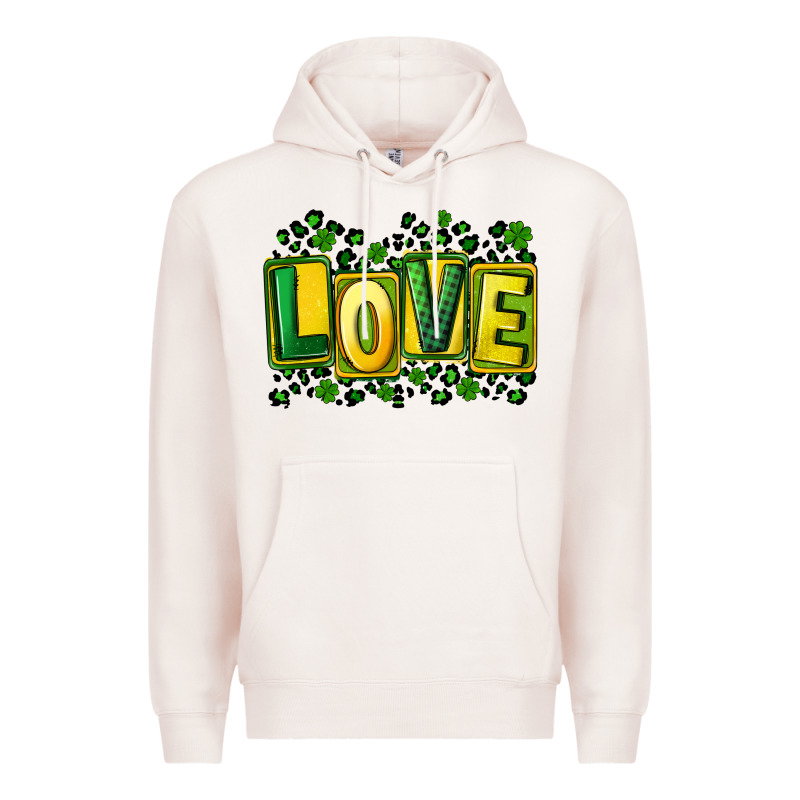St. Patrick's Day Love Premium Hoodie by FaDigitalArtStudio | Teevron