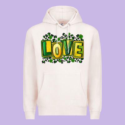 St. Patrick's Day Love Premium Hoodie Designed By Fadigitalartstudio