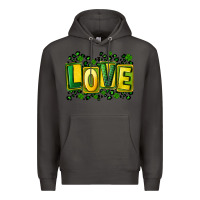 Smoke St. Patrick's Day love Premium Hoodie - FaDigitalArtStudio
