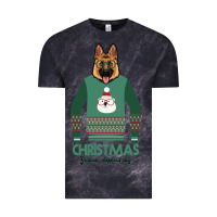 Cloud Black German shepherd dog Christmas Vintage Tee - Bettercallsaul