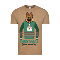 Vintage Coffee German shepherd dog Christmas Vintage Tee - Bettercallsaul