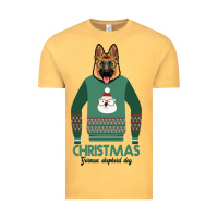 Vintage Mustard German shepherd dog Christmas Vintage Tee - Bettercallsaul