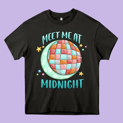 Meet Me At Midnight Heavy Core Tee Designed By Maliassmallbusiness