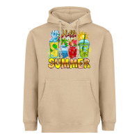 Mushroom Hello Summer Heavyweight Hoodie - CowhideDigitalArt