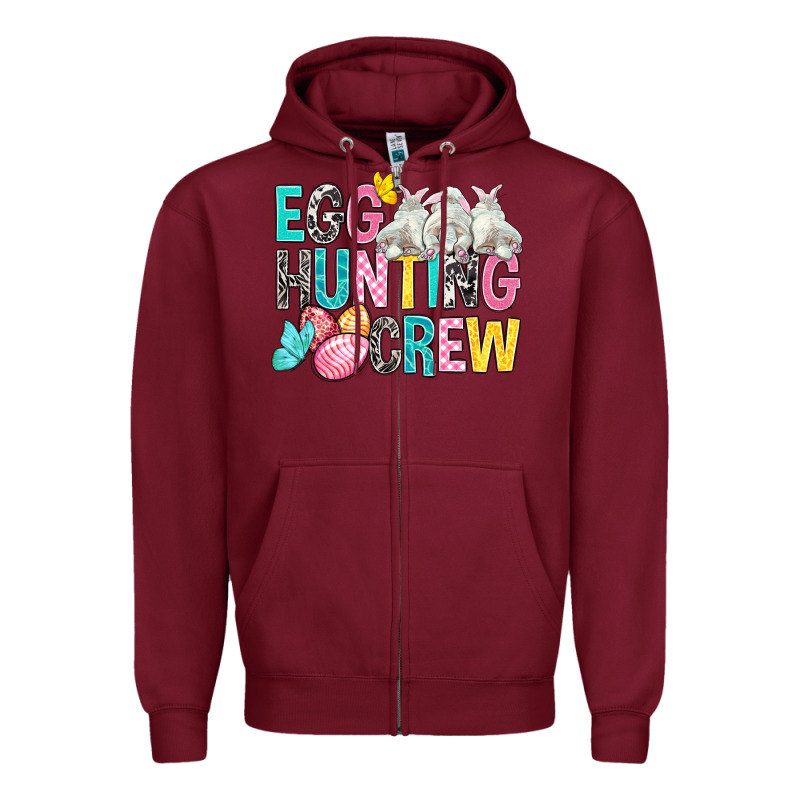 Egg Hunting Crew Easter Day Zipper Hoodie by BundleAndBundleShop | Teevron