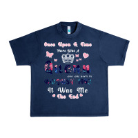 Navy Once Upon A Time There Was A Queen Who Was Born I Urban Heavy Tee - Bettercallsaul