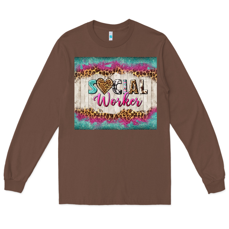 Western Social Worker Tumbler Tbs (1) Long Sleeve Tee by TumblerDesignByShophia | Teevron