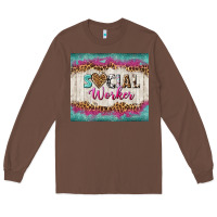 Chestnut western social worker tumbler tbs (1) Long Sleeve Tee - TumblerDesignByShophia