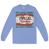 Colony Blue western social worker tumbler tbs (1) Long Sleeve Tee - TumblerDesignByShophia