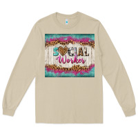 Mushroom western social worker tumbler tbs (1) Long Sleeve Tee - TumblerDesignByShophia
