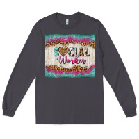Smoke western social worker tumbler tbs (1) Long Sleeve Tee - TumblerDesignByShophia