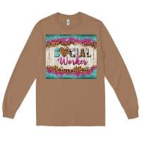 Toasted Coconut western social worker tumbler tbs (1) Long Sleeve Tee - TumblerDesignByShophia