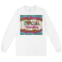 White western social worker tumbler tbs (1) Long Sleeve Tee - TumblerDesignByShophia