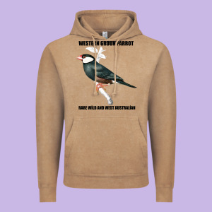 Western Ground Parrot Rare Wild And West Australia Vintage Hoodie Designed By Bettercallsaul