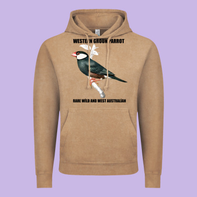 Western Ground Parrot Rare Wild And West Australia Vintage Hoodie Designed By Bettercallsaul