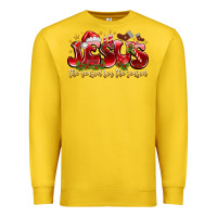 Lemon Jesus The Reason For The Season Premium Sweatshirt - CowhideDigitalArt