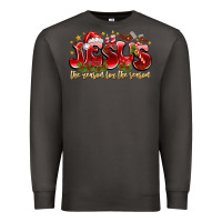 Smoke Jesus The Reason For The Season Premium Sweatshirt - CowhideDigitalArt