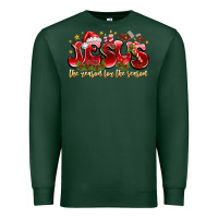 Sports Green Jesus The Reason For The Season Premium Sweatshirt - CowhideDigitalArt