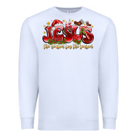 White Jesus The Reason For The Season Premium Sweatshirt - CowhideDigitalArt