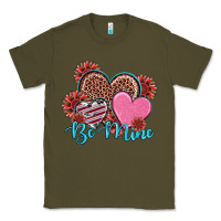 Army Green valentine's day be mine hearts sunflower Classic Tee - RanaPortraitStore
