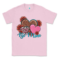 Bubblegum Pink valentine's day be mine hearts sunflower Classic Tee - RanaPortraitStore