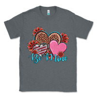 Charcoal Heather valentine's day be mine hearts sunflower Classic Tee - RanaPortraitStore