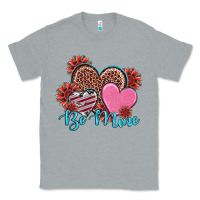 Heather Grey valentine's day be mine hearts sunflower Classic Tee - RanaPortraitStore