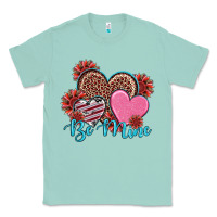 Valentine's Day Be Mine Hearts Sunflower Classic Tee | Teevron