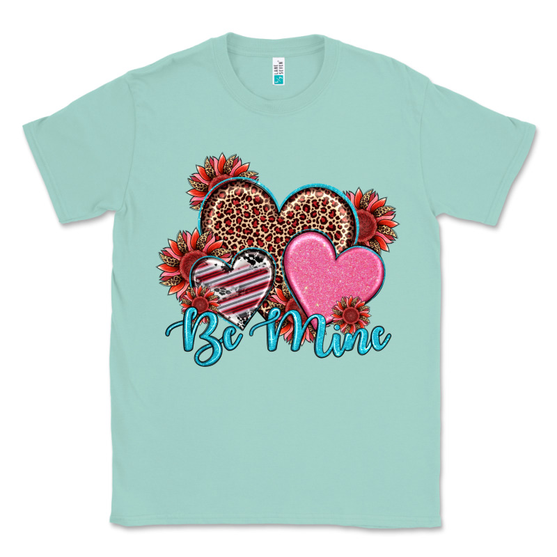 Valentine's Day Be Mine Hearts Sunflower Classic Tee by RanaPortraitStore | Teevron