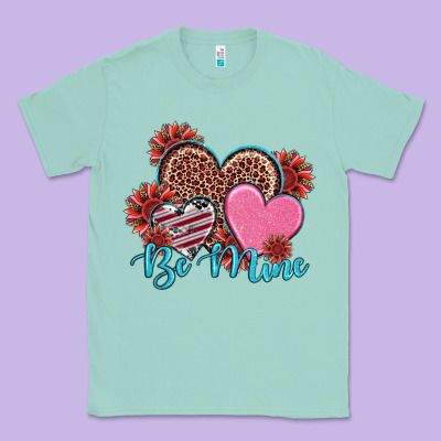 Valentine's Day Be Mine Hearts Sunflower Classic Tee Designed By Ranaportraitstore